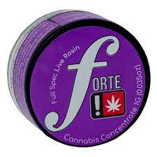 Photograph of product: Forte Rosin - Yuzu Zest 1g Live Rosin