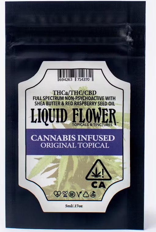 Photograph of product: Original Topical | Travel Packet 5ML | Liquid Flower