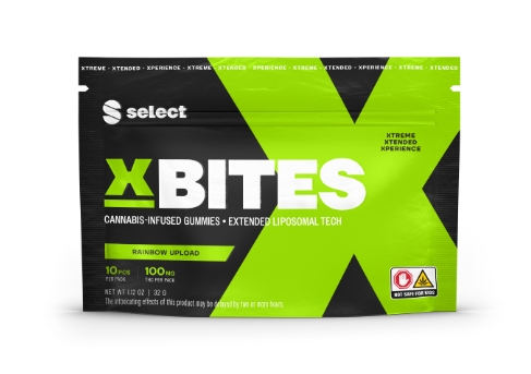 Photograph of product: Select Edibles X Bites 10pk/100mg- Rainbow Upload