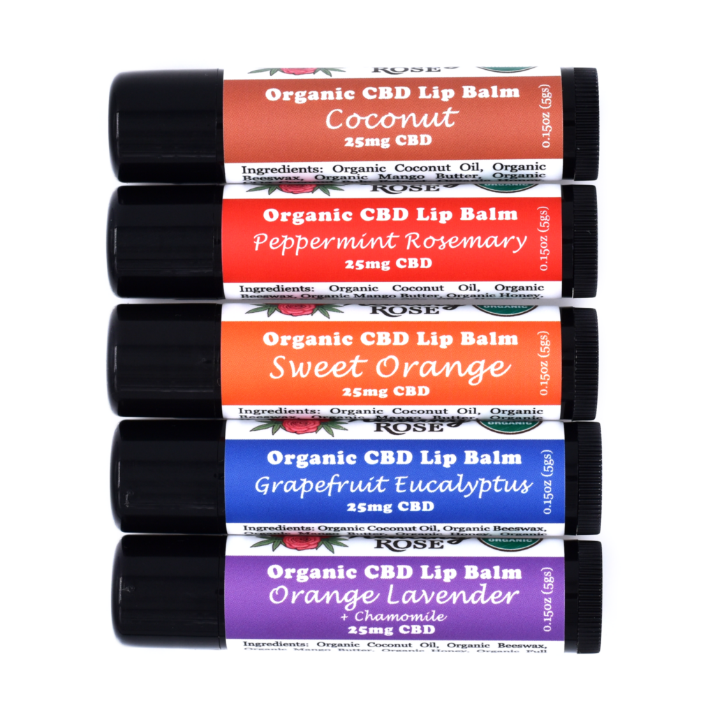 Photograph of product: Healing Rose | Peppermint Rosemary | Lip Balm