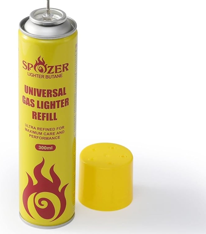 Photograph of product: Spozer - Universal Gas Lighter Refill (Butane) - 300ml