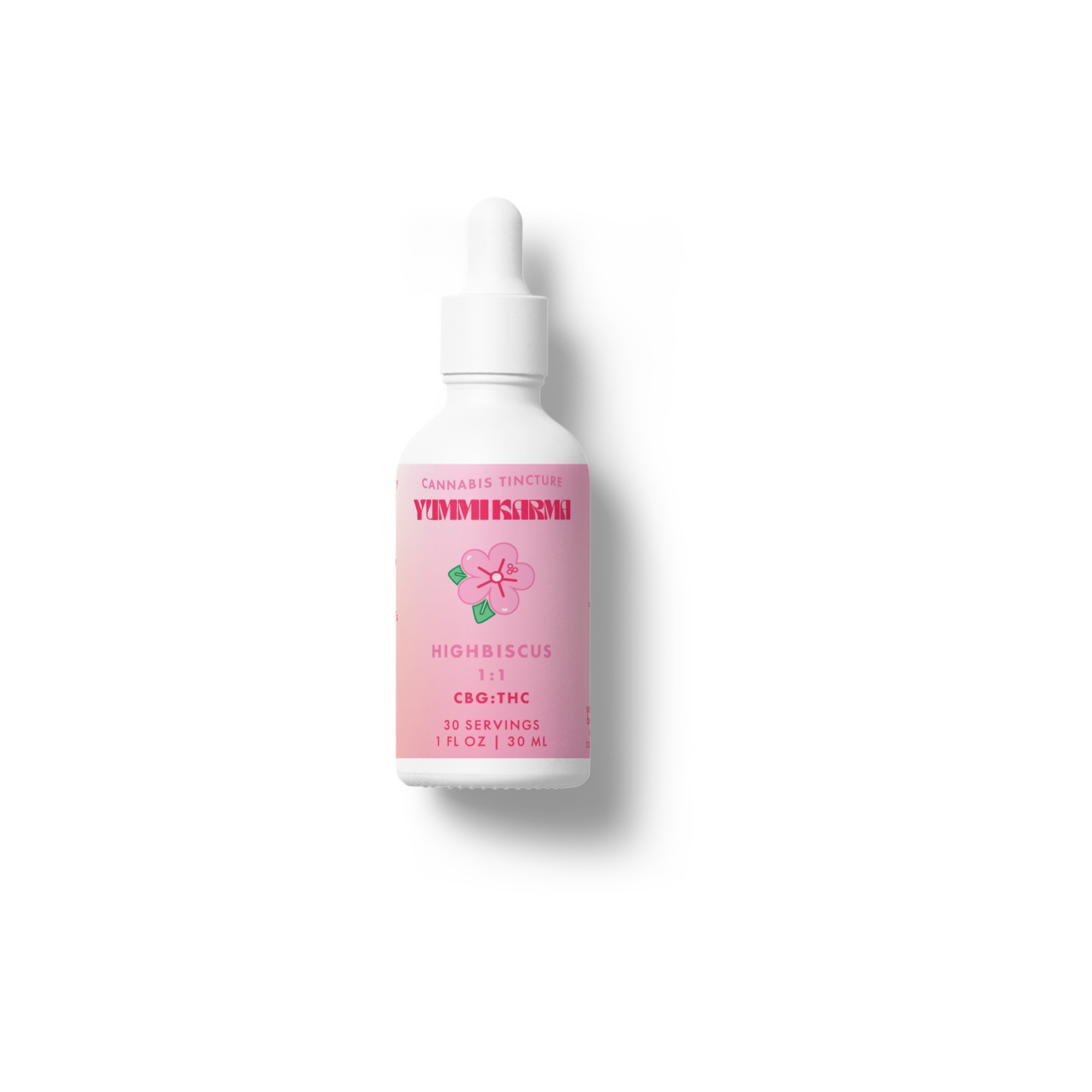 Photograph of product: Highbiscus (1:1 CBG:TH-oui) Tincture $46