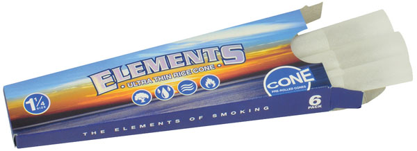 Photograph of product: Elements-6PK-1 1/4 Rice Cone Pack