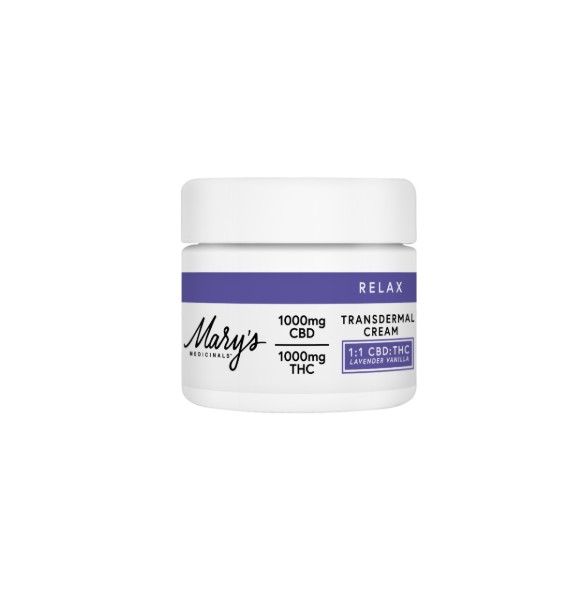 Photograph of product: 1:1 LAVENDER-VANILLA TRANSDERMAL CREAM 2OZ