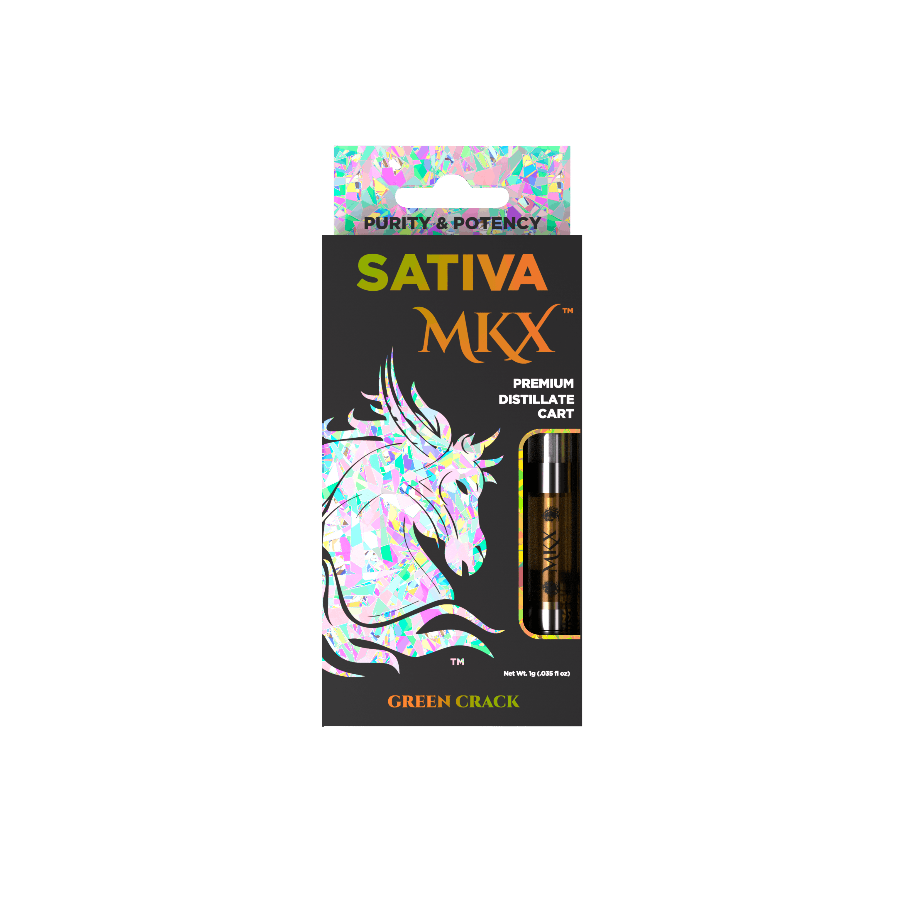 Photograph of product: MKX Green Crack 1g Vape