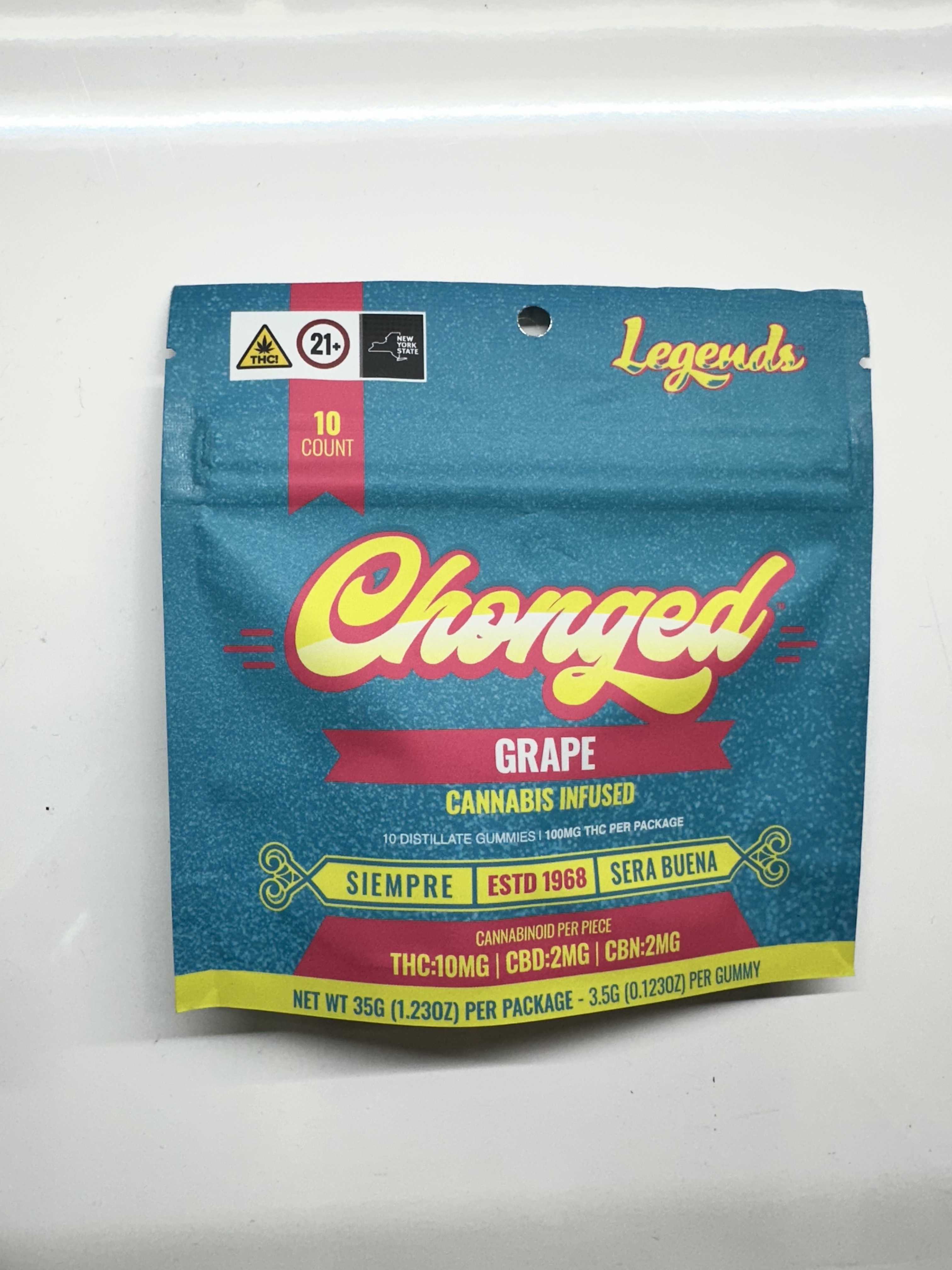 Photograph of product: Grape Gummies | 5:1:1 CBN CBD | 10-pack