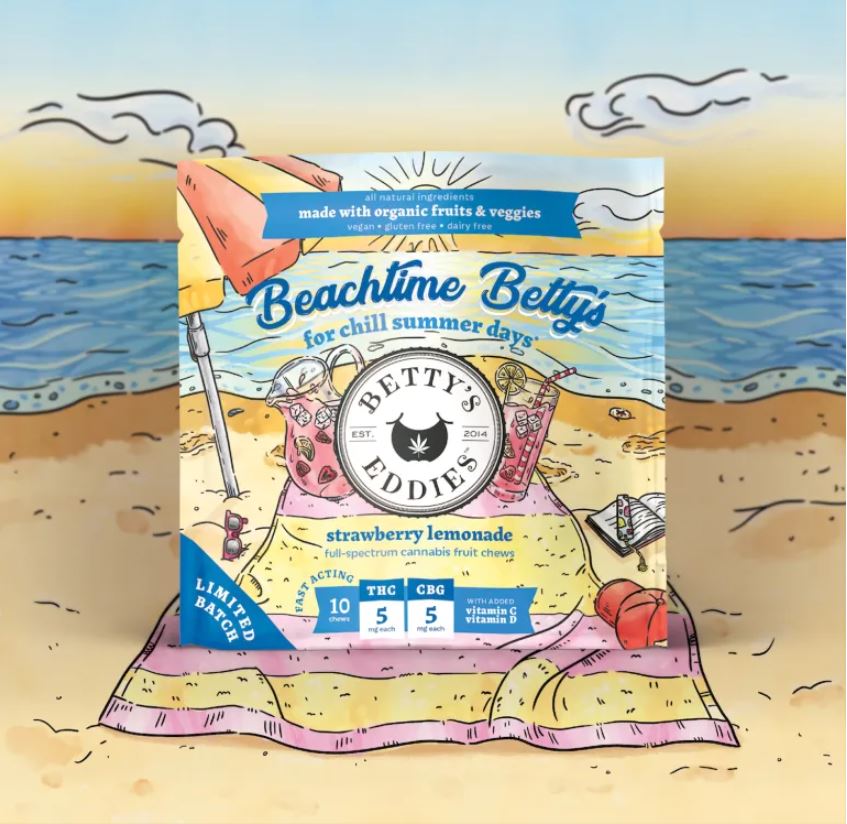 Photograph of product: Chews | Beachtime Betty's Strawberry Lemonade | 10pk