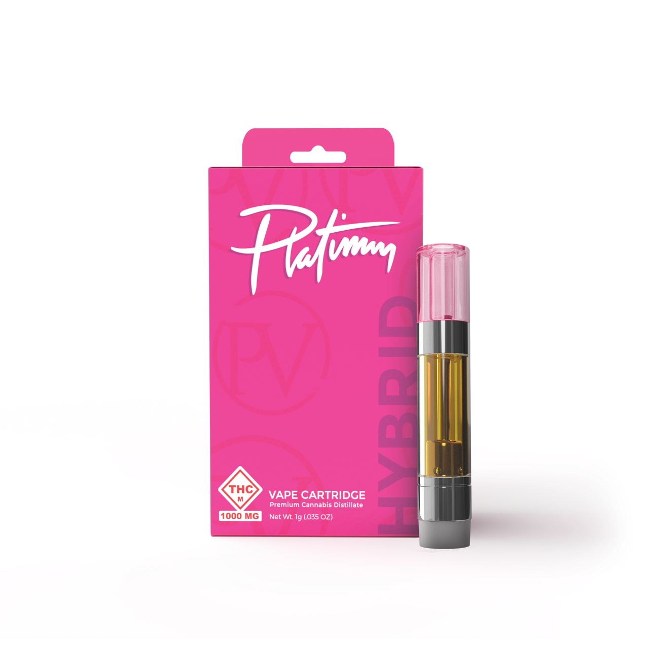 Photograph of product: Runtz 1g Vape Cartridge - 50/50 Hybrid - Platinum