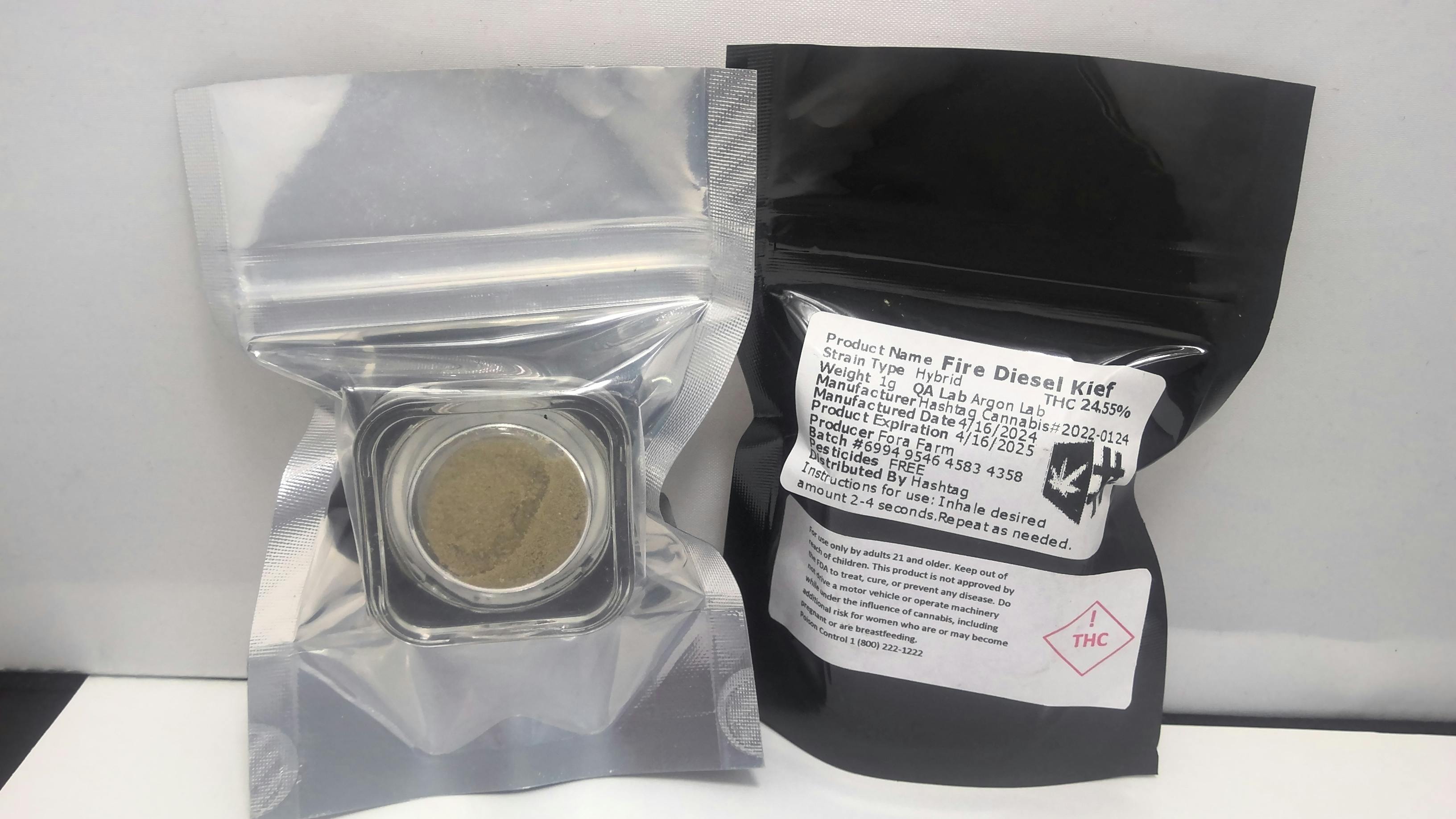 Photograph of product: Fire Diesel Kief