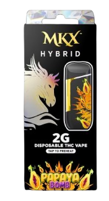 Photograph of product: MKX | Papaya Bomb | 2G Disposable Vape