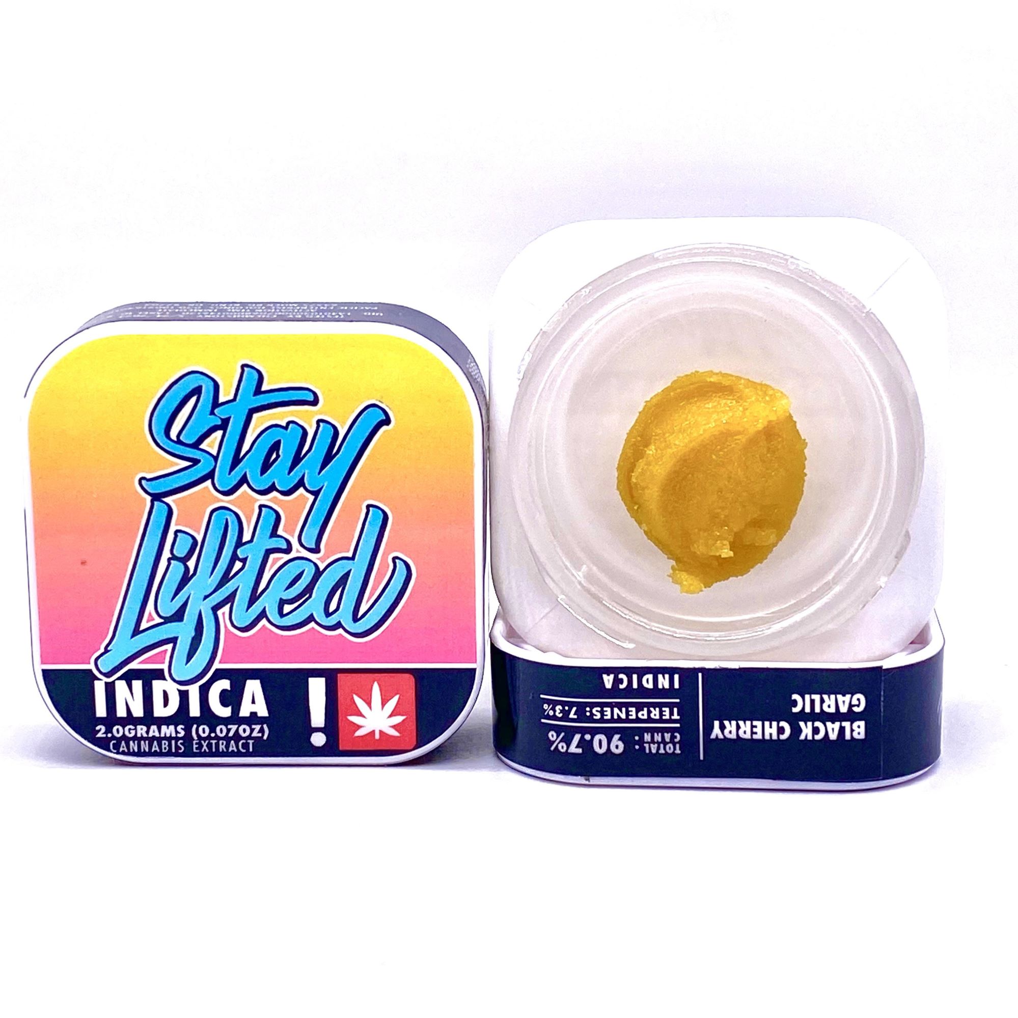 Photograph of product: Stay Lifted Black Cherry Garlic Cured Resin