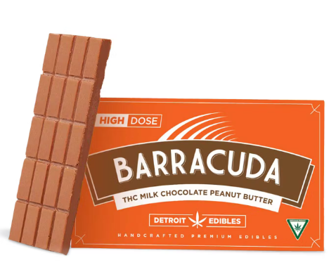 Photograph of product: Detroit Edibles - Peanut Butter Milk Choc. Bar - 200mg