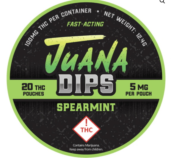 Photograph of product: Spearmint TH-oui Pouches - 5mg/20pk