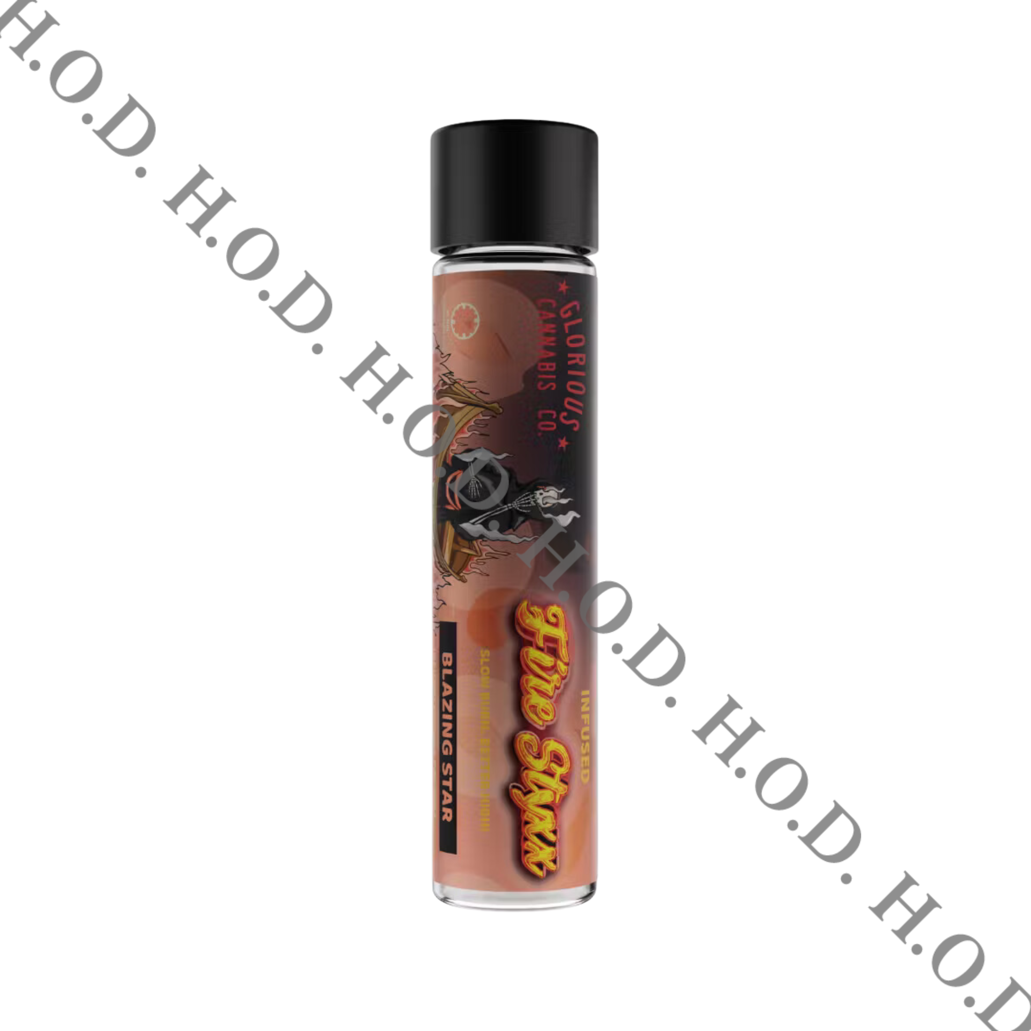 Photograph of product: Glorious Oui'd Blazing Star Fire Styxx Pre-Roll 1g