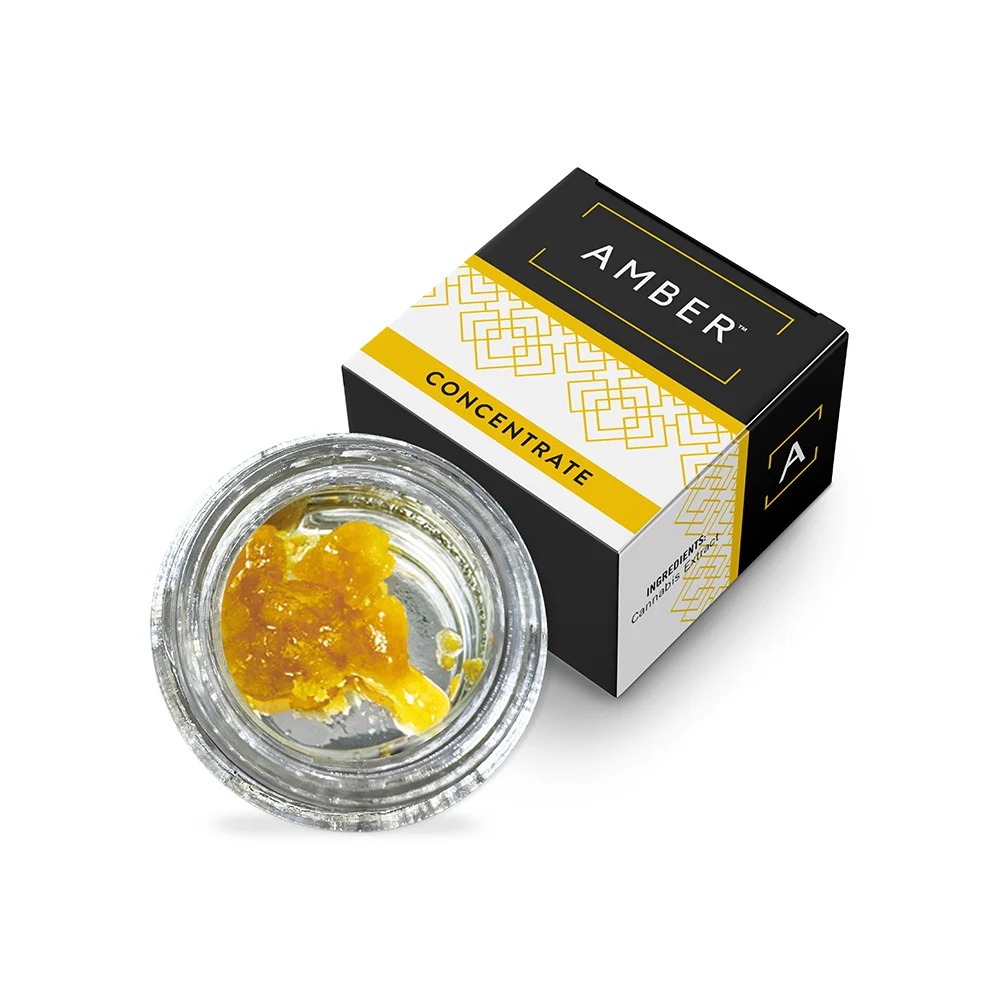 Photograph of product: Amber | Twisted Helix Live Sugar | 1g