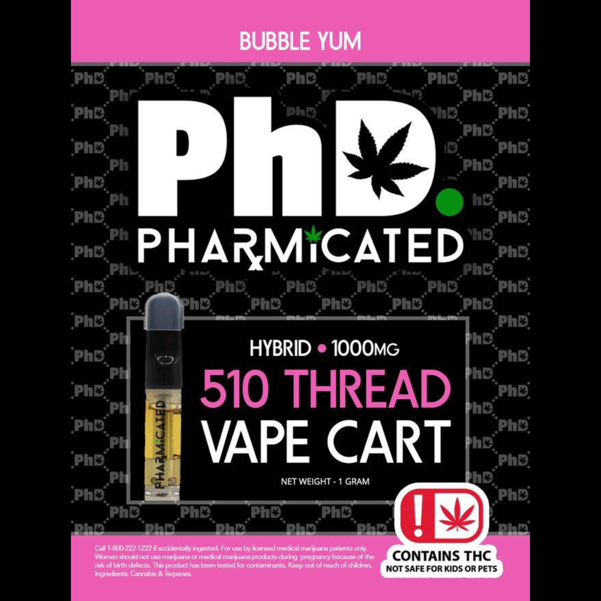 Photograph of product: Pharmicated- Vape-Bubble Yum