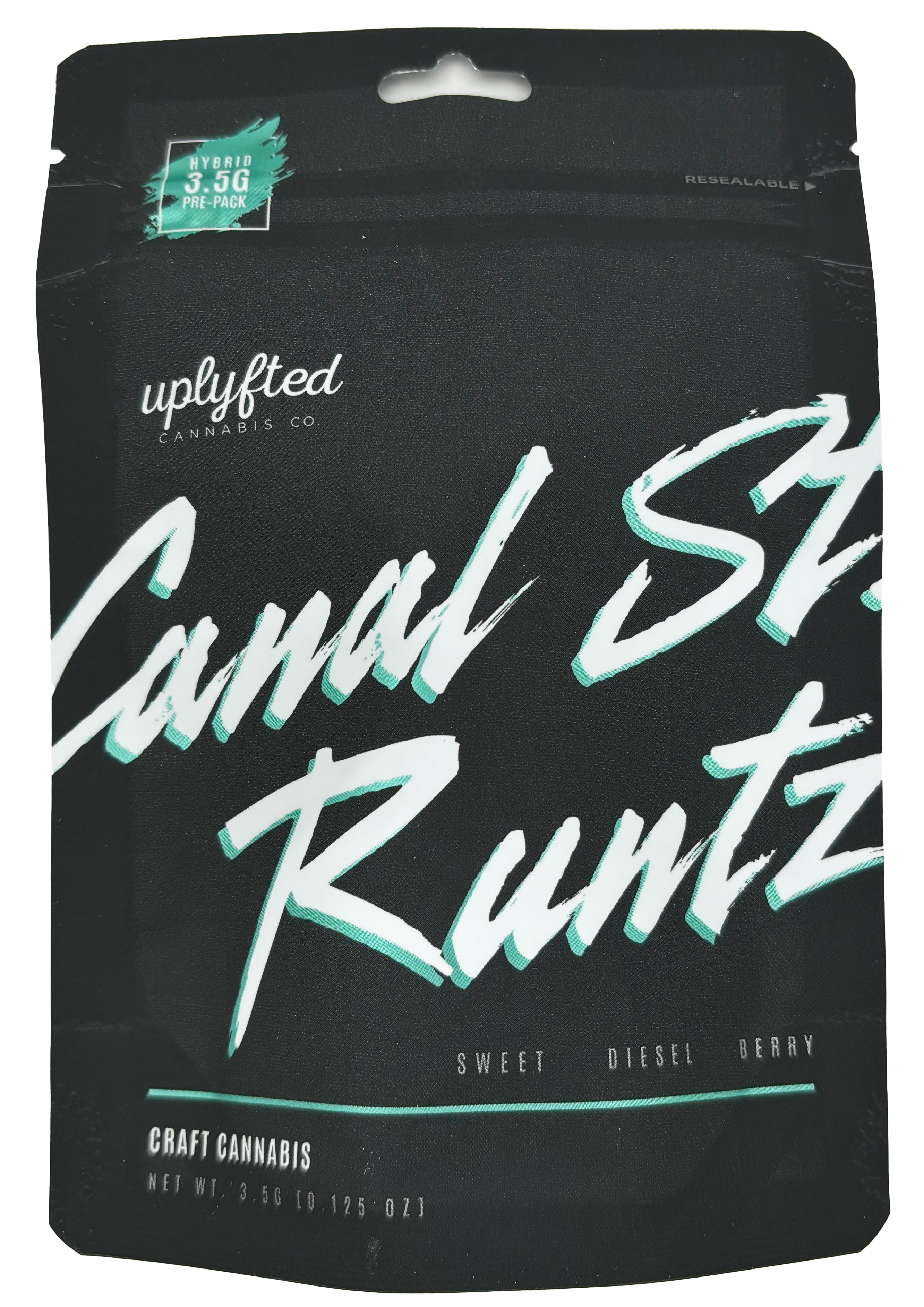 Photograph of product: Uplyfted Oui'd Co. | Canal St. Runtz | Pre-Packaged Flower - 3.5g