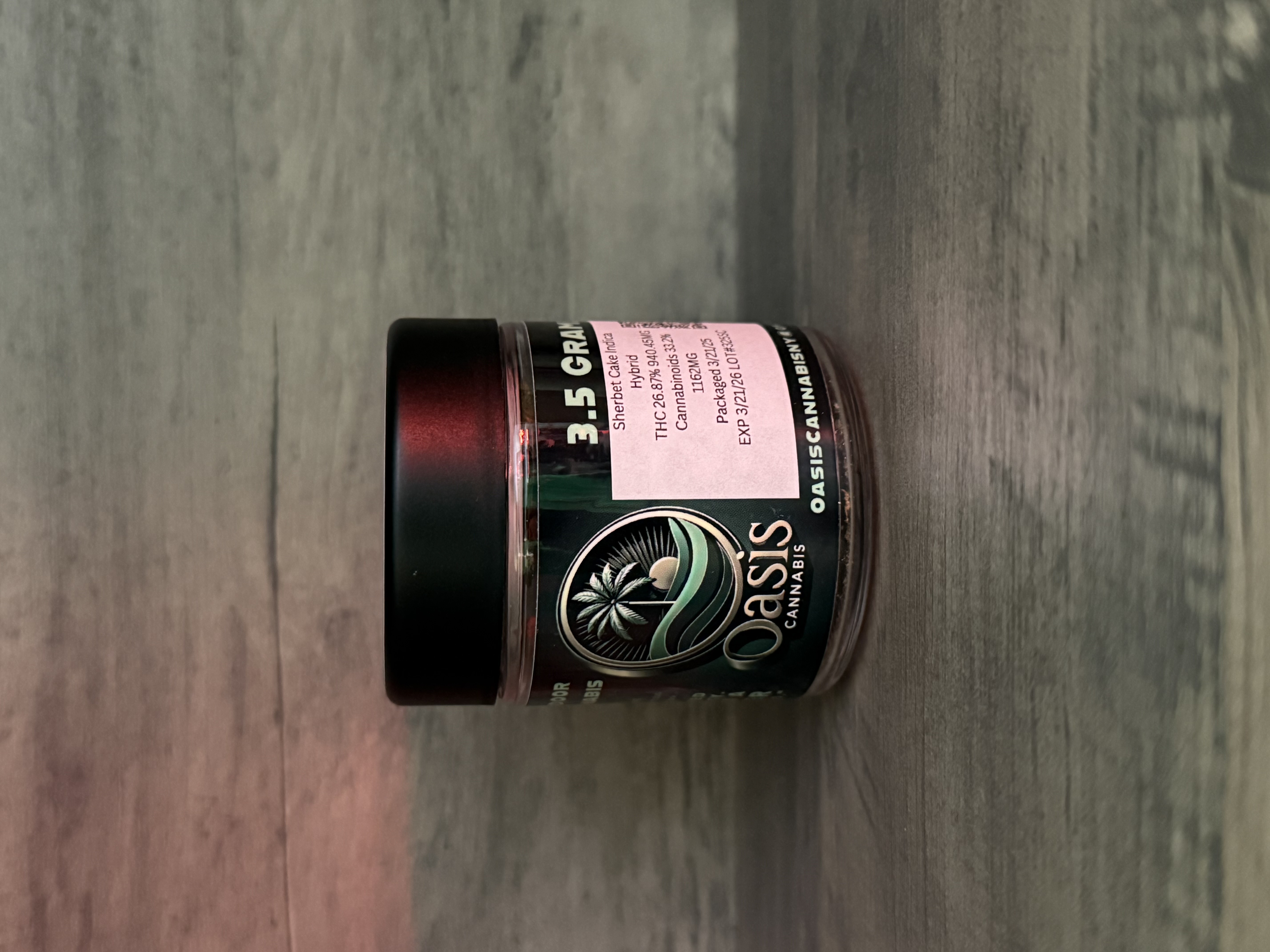 Photograph of product: Oasis Oui'd Flower - Sherb Cake - 3.5g