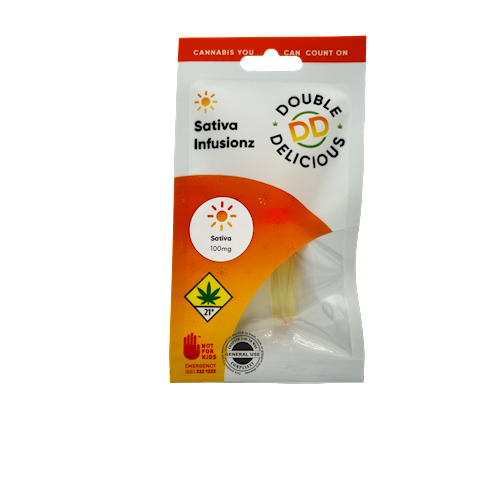 Photograph of product: Double Delicious - Infusionz Oui'd (100mg)