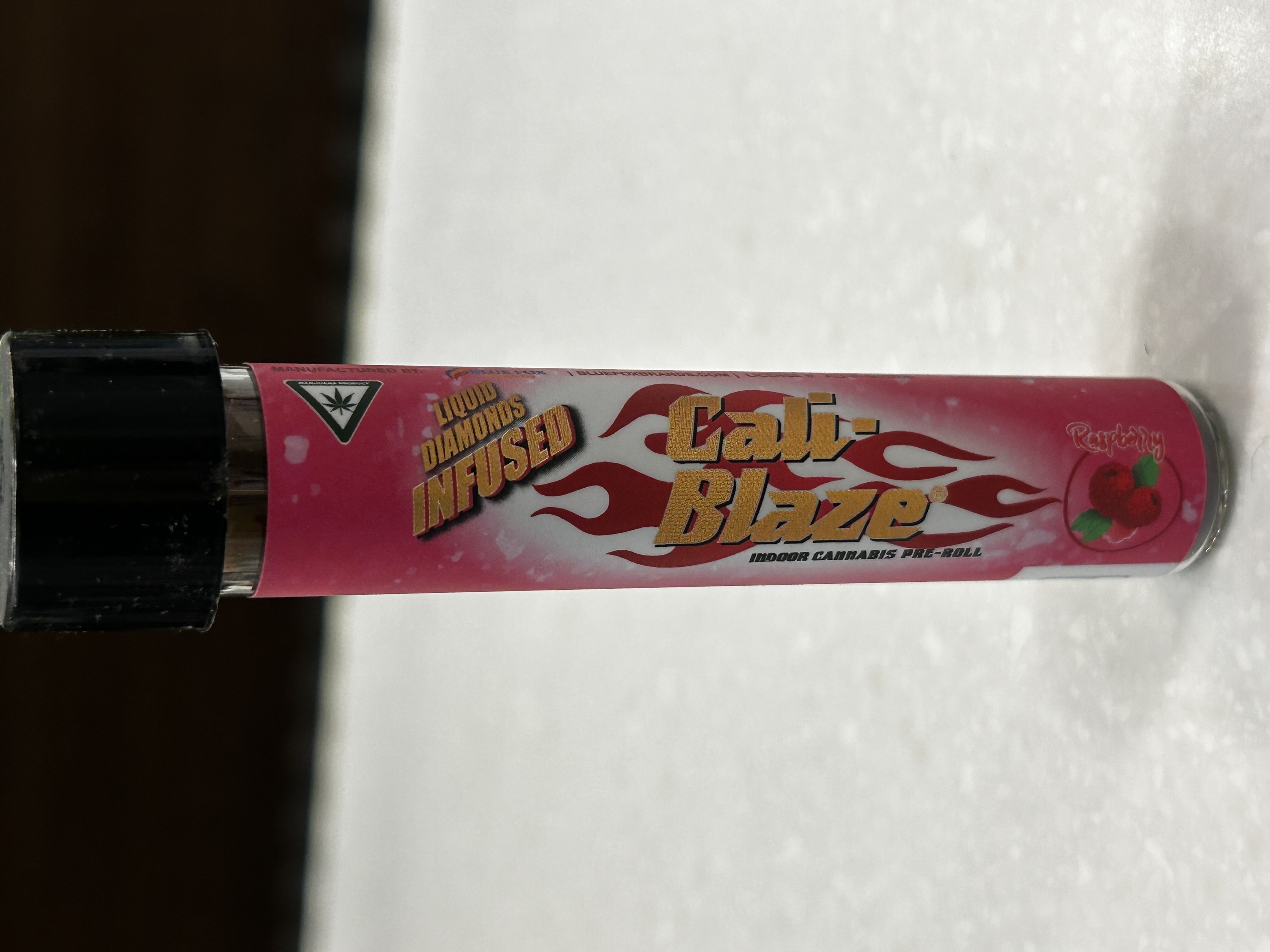 Photograph of product: Cali Blaze | Infused Pre-Roll | Banana Cream Pie | 1.2g