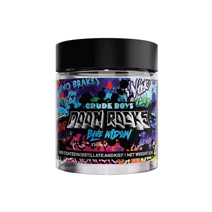 Photograph of product: Crude Boys - Moon Rocks - Blue Widow - 3.5g