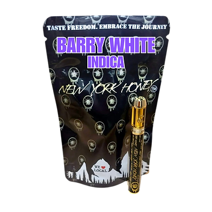 Photograph of product: New York Honey Barry White AIO Vape Pen 1g