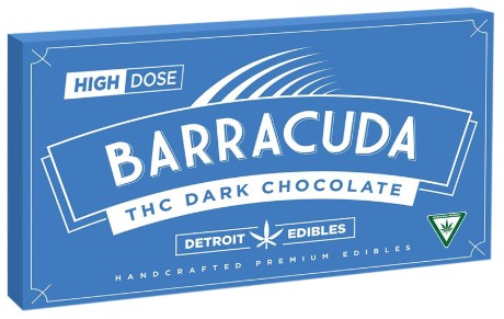 Photograph of Product: Barracuda Bar - Dark Chocolate 1:1 - 200mg