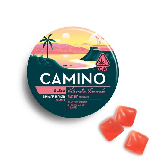 Photograph of product: Camino: Watermelon Lemonade | 100mg THC | 20pk