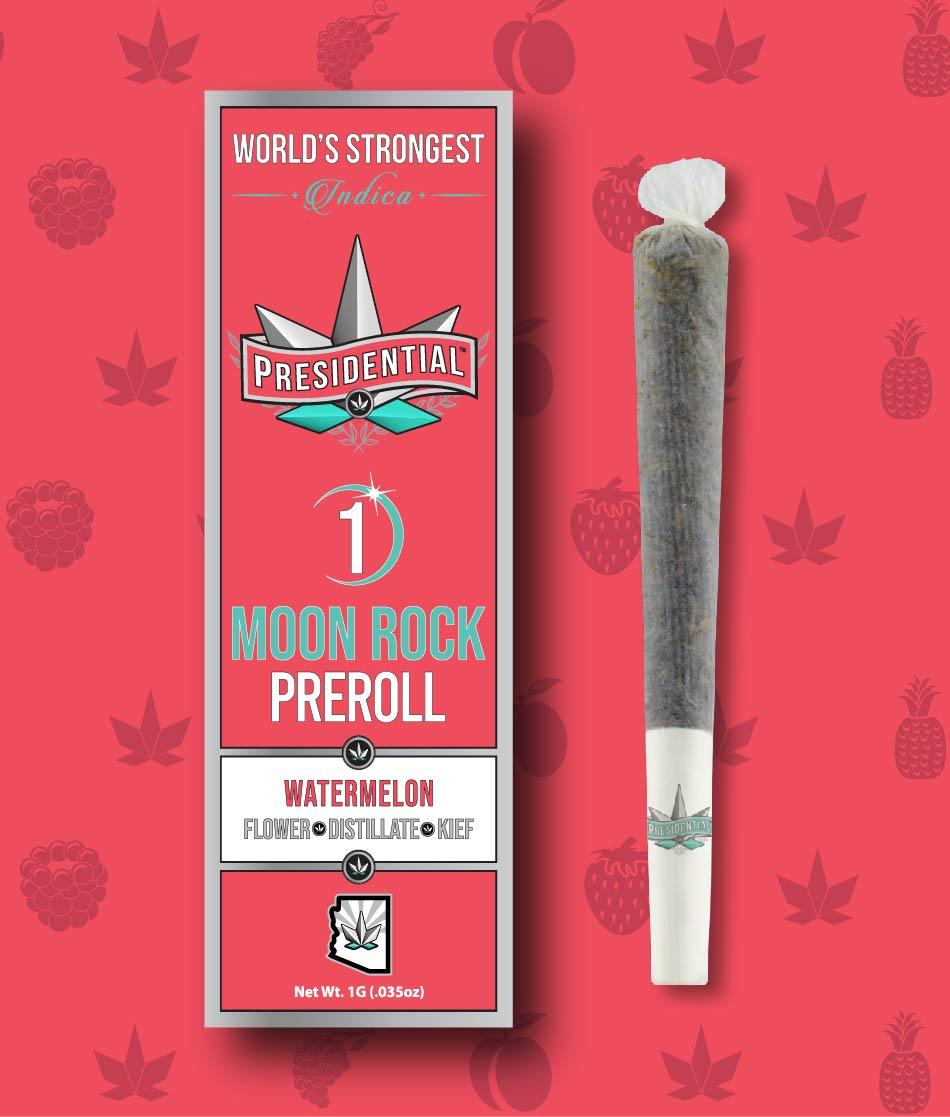 Photograph of product: Presidential Infused Preroll Oui'd Watermelon