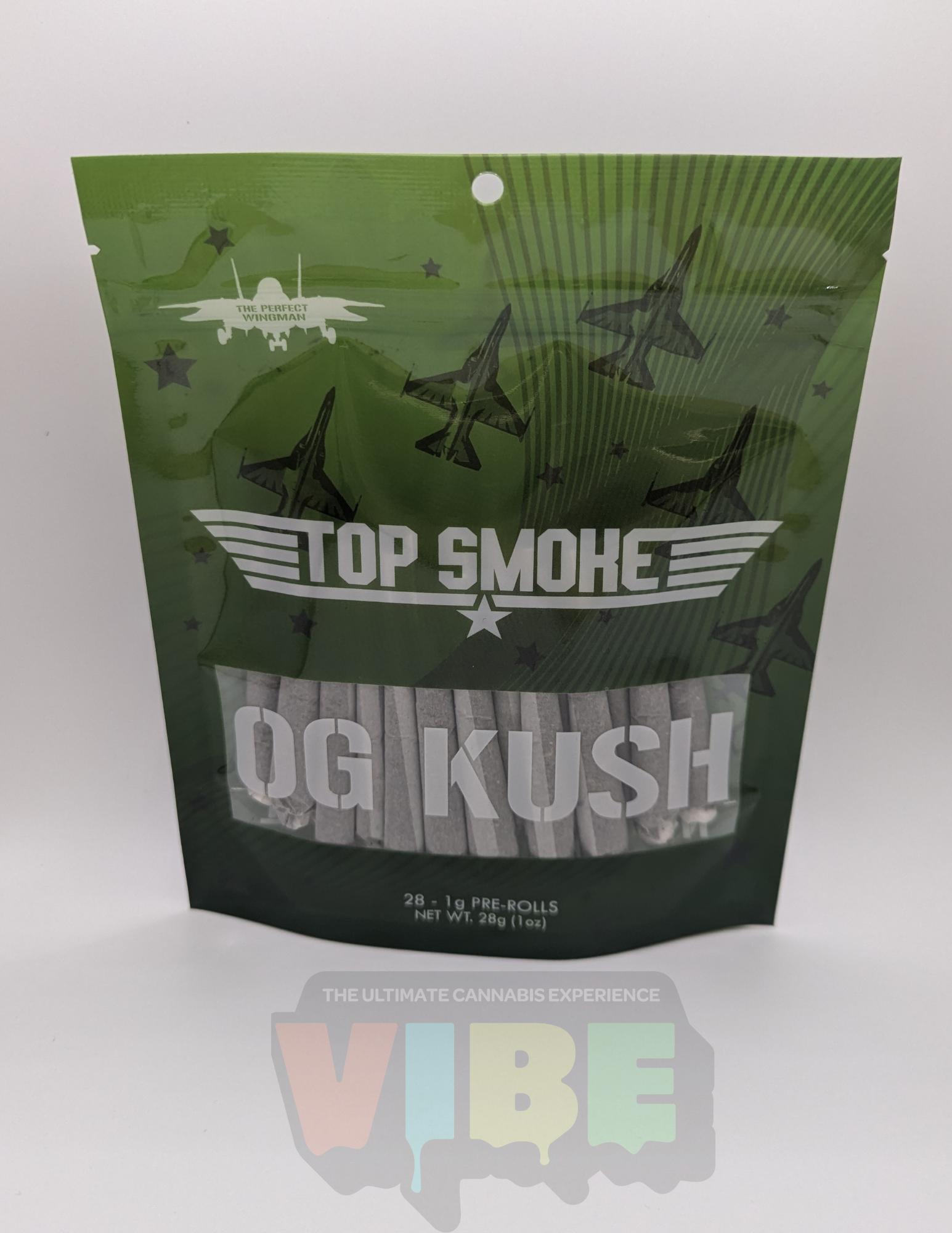 Photograph of product: Top Smoke | OG Kush | 1g - 28pk (28g) Prerolls | REC