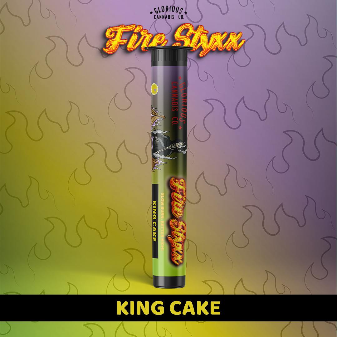 Photograph of product: King Cake Infused Pre-Roll | 1g - Fire Styxx