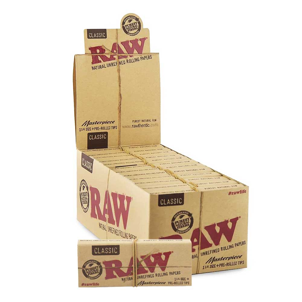 Photograph of product: RAW Classic Masterpiece Papers 1 1/4" w/ Tips