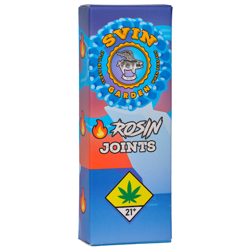 Photograph of product: The Menage x Puro Loco au chocolat Rosin Infused Pre-Roll 2-pack | 1g (DOH)
