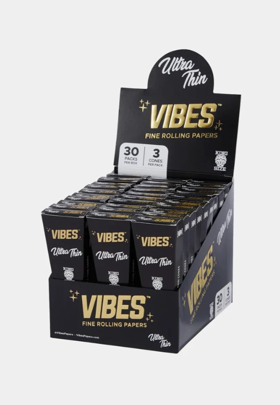 Photograph of product: King Size | Cones | 3pk | Ultra Thin