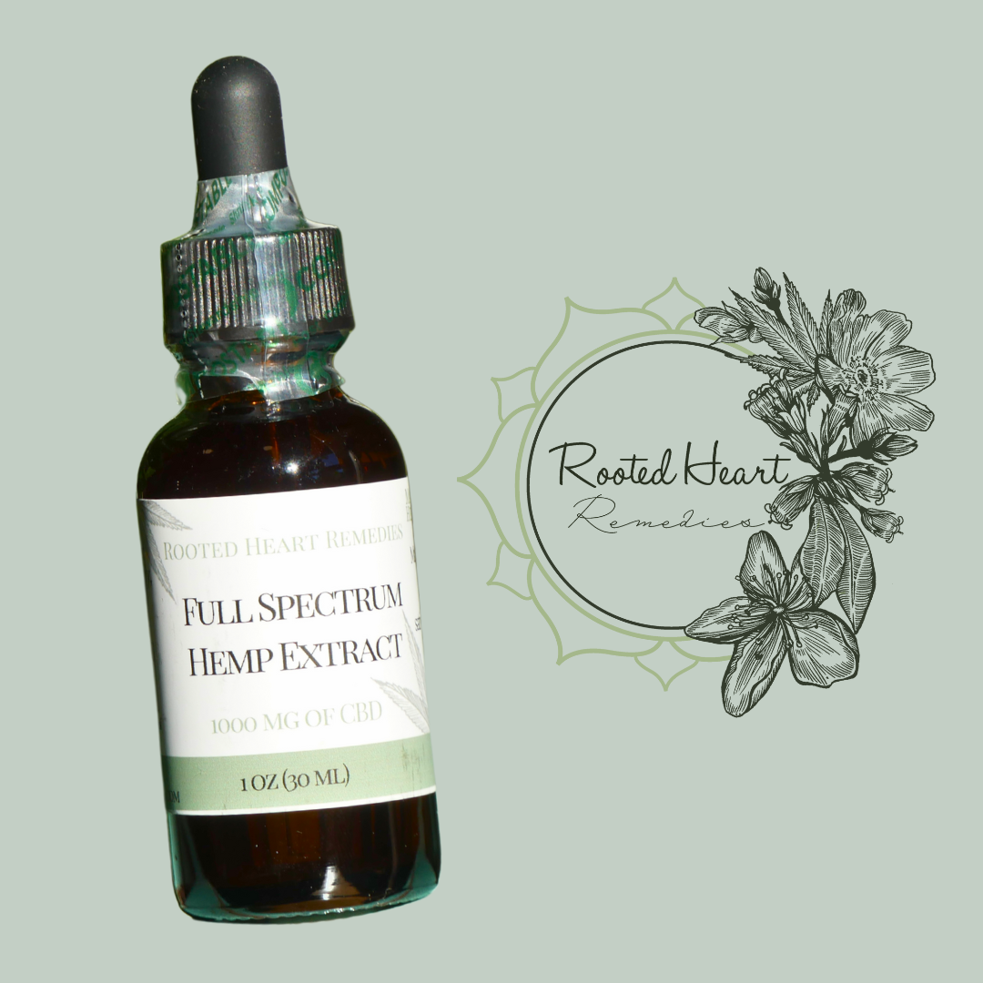 Photograph of product: Rooted Heart // CBD Tincture