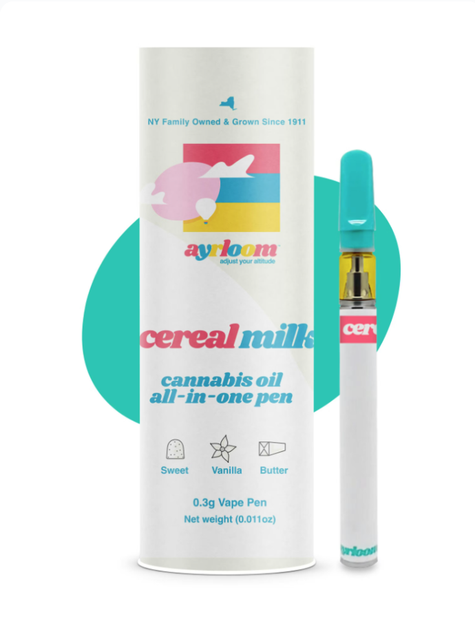 Photograph of product: Ayrloom | Cereal Milk | Vape AIO | Hybrid