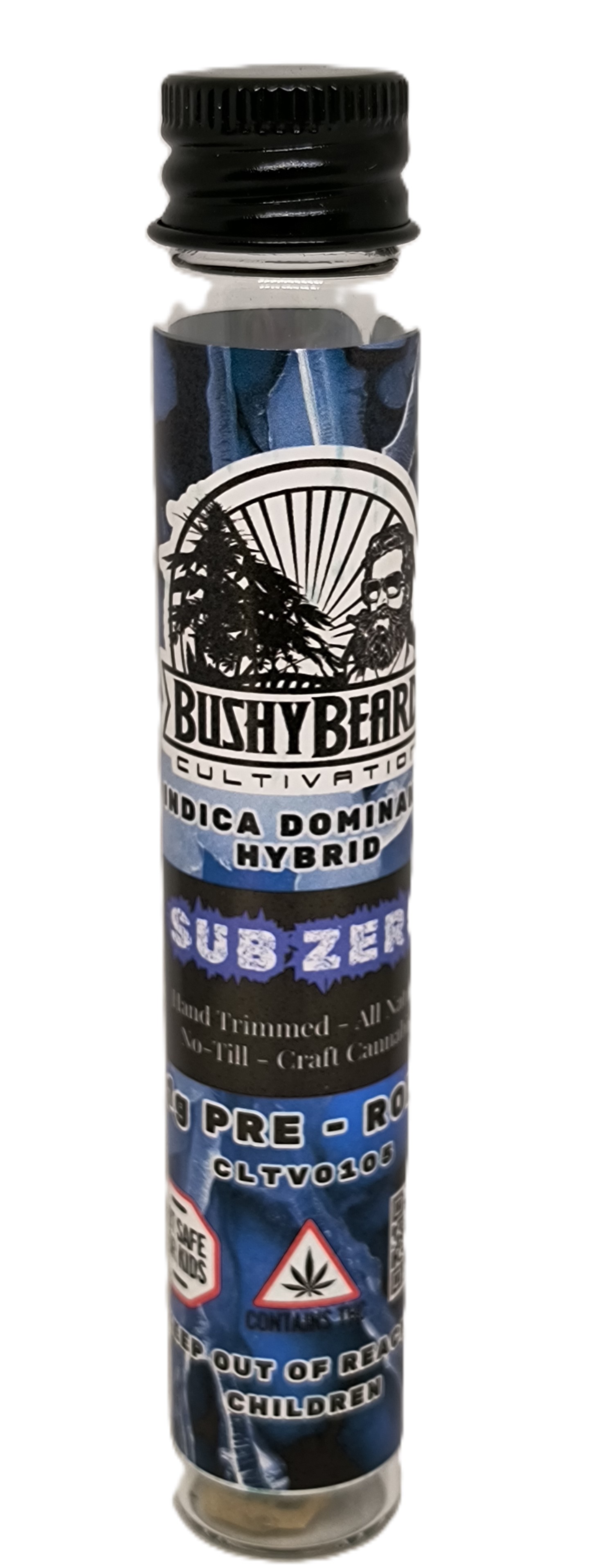 Photograph of product: Sub Zero Pre-Roll | Bushy Beard