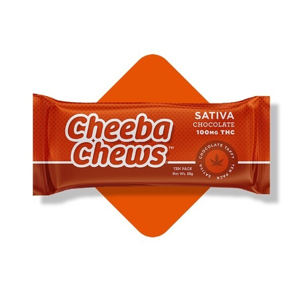 Photograph of product: Cheeba Chews - Chocolate Oui'd 100mg Taffy