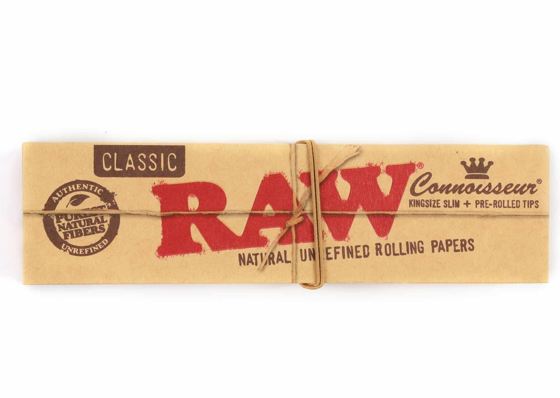 Photograph of product: RAW | Classic Connoisseur King Size Slim Rolling Paper - 32Pc