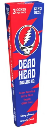 Photograph of product: Blazy Susan Grateful Dead King Size Cones 3pk