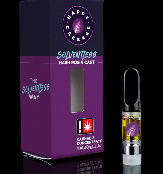 Photograph of product: Fuji Banana Rosin - Cartridge - Happy Cabbage