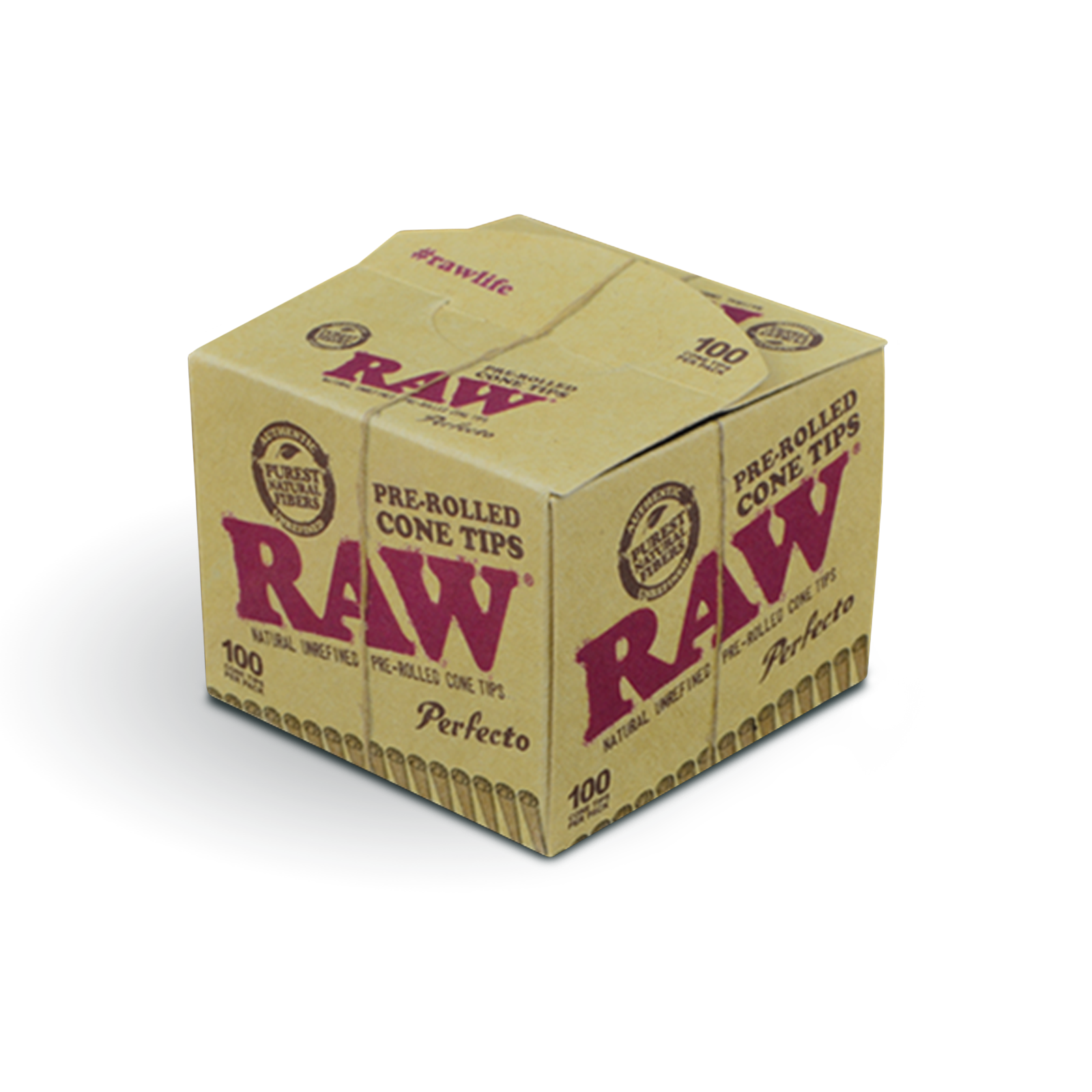 Photograph of product: Perfecto Pre-Rolled Cone Tips | 100-Pack