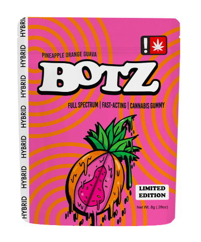 Photograph of product: Gummy - Botz 1pc - Pineapple Orange Guava - GREEN LEAF SPECIAL