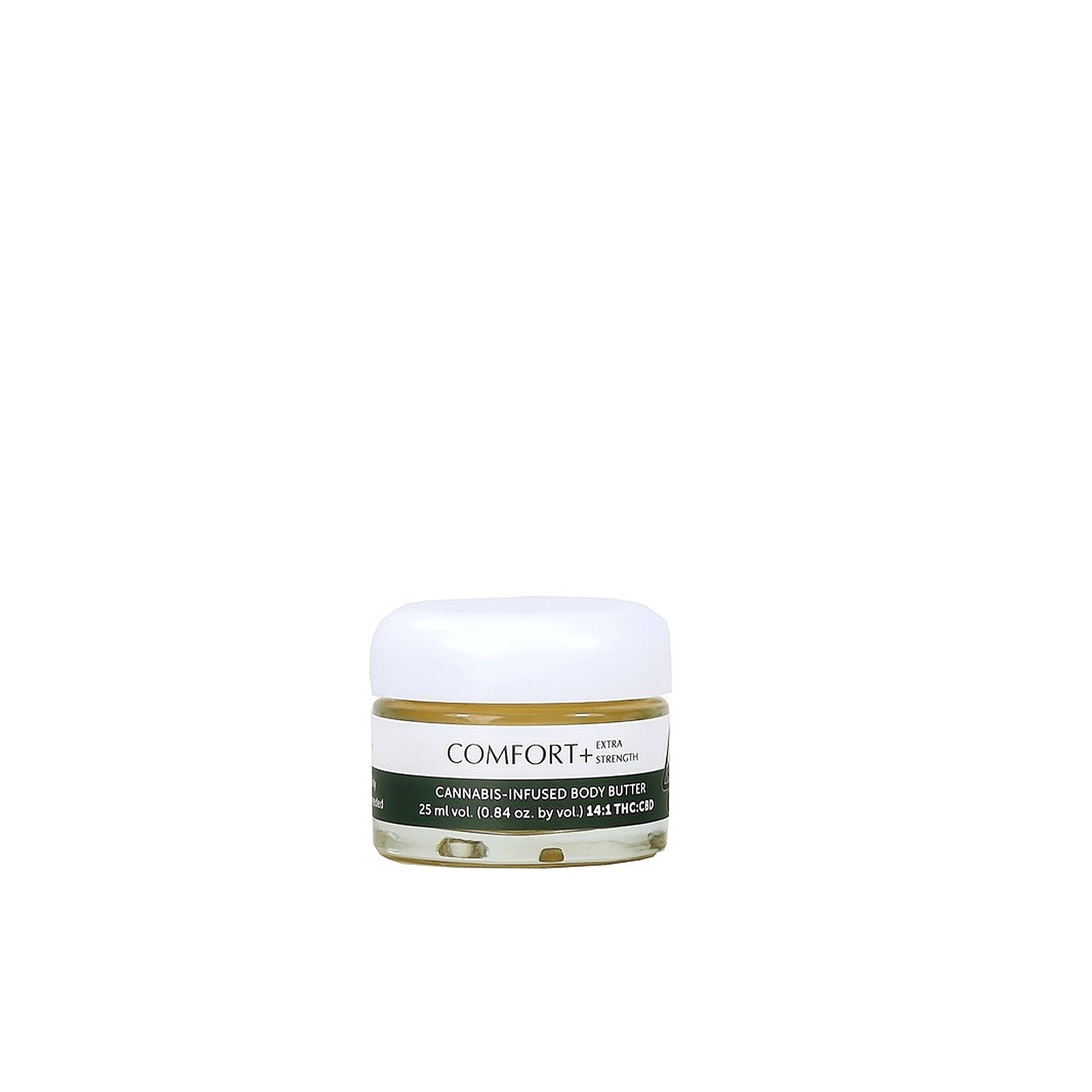 Photograph of Product: Comfort Plus 25ml Body Butter 14:1 Thc:Cbd
