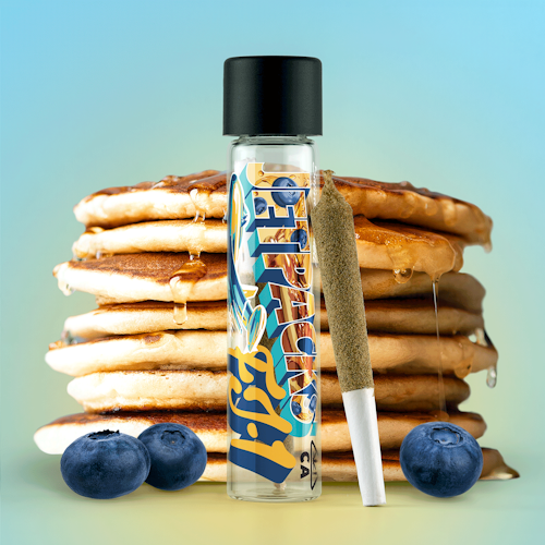 Photograph of product: Jetpacks FJ-Mini Infused Pre-Roll - Blueberry Pancakes {Green Top}