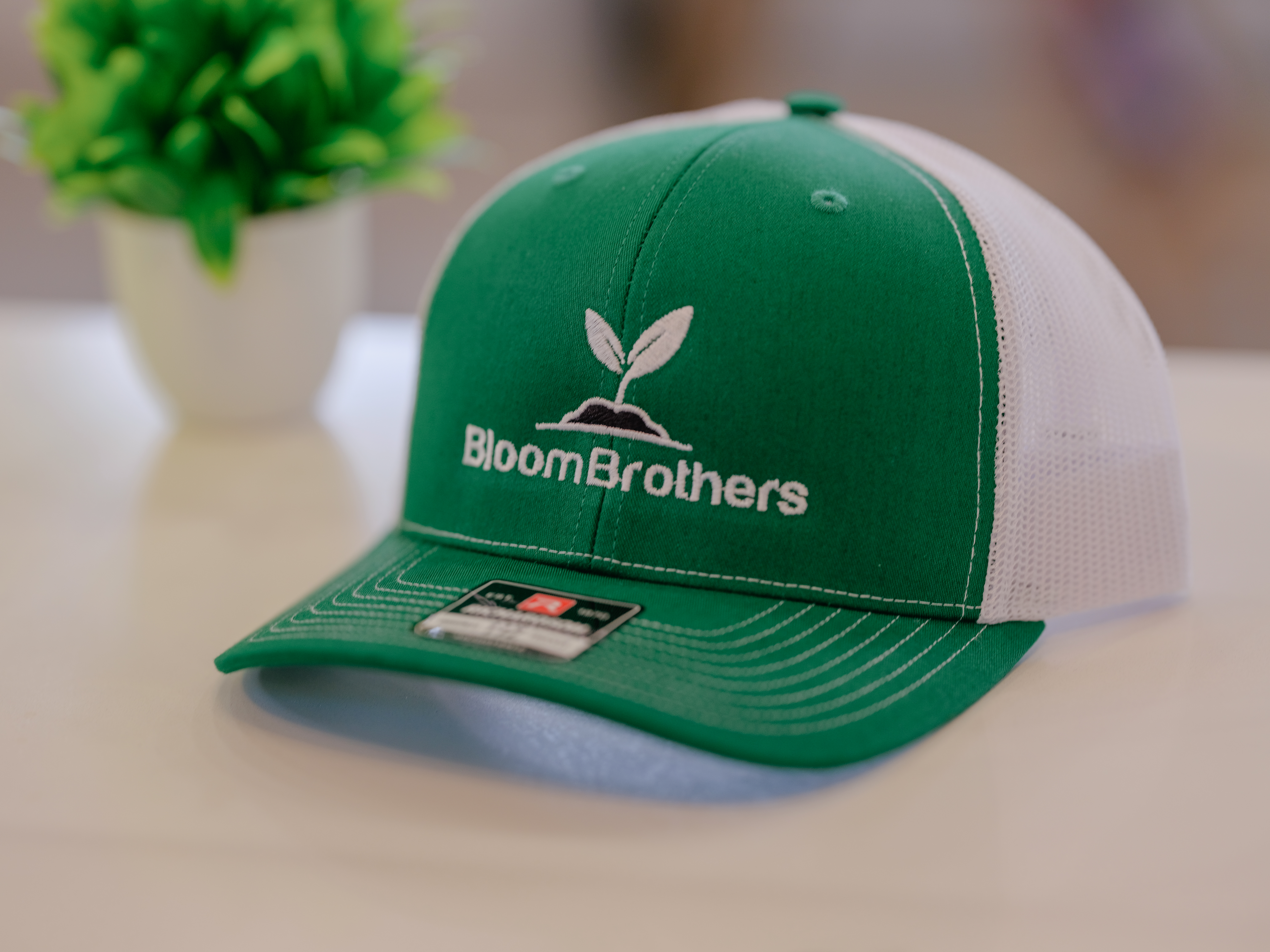 Photograph of product: Bloom Brothers Trucker Hat - Green