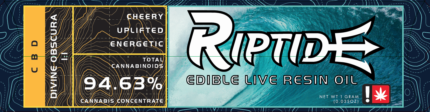 Photograph of product: RipTide - Divine Obscura - 1g 1:1 ELRO