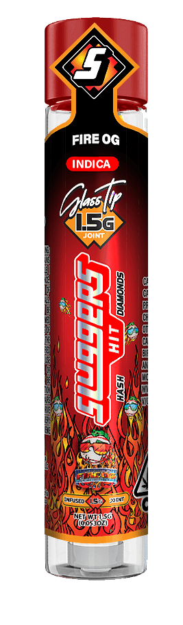 Photograph of product: Fire OG au chocolat & Diamond Infused Pre-Roll | Sluggers |