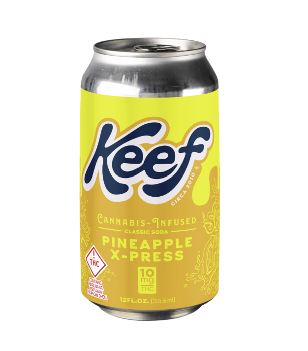 Photograph of product: Keef Cola Pineapple Xpress Drink 10mg (H)