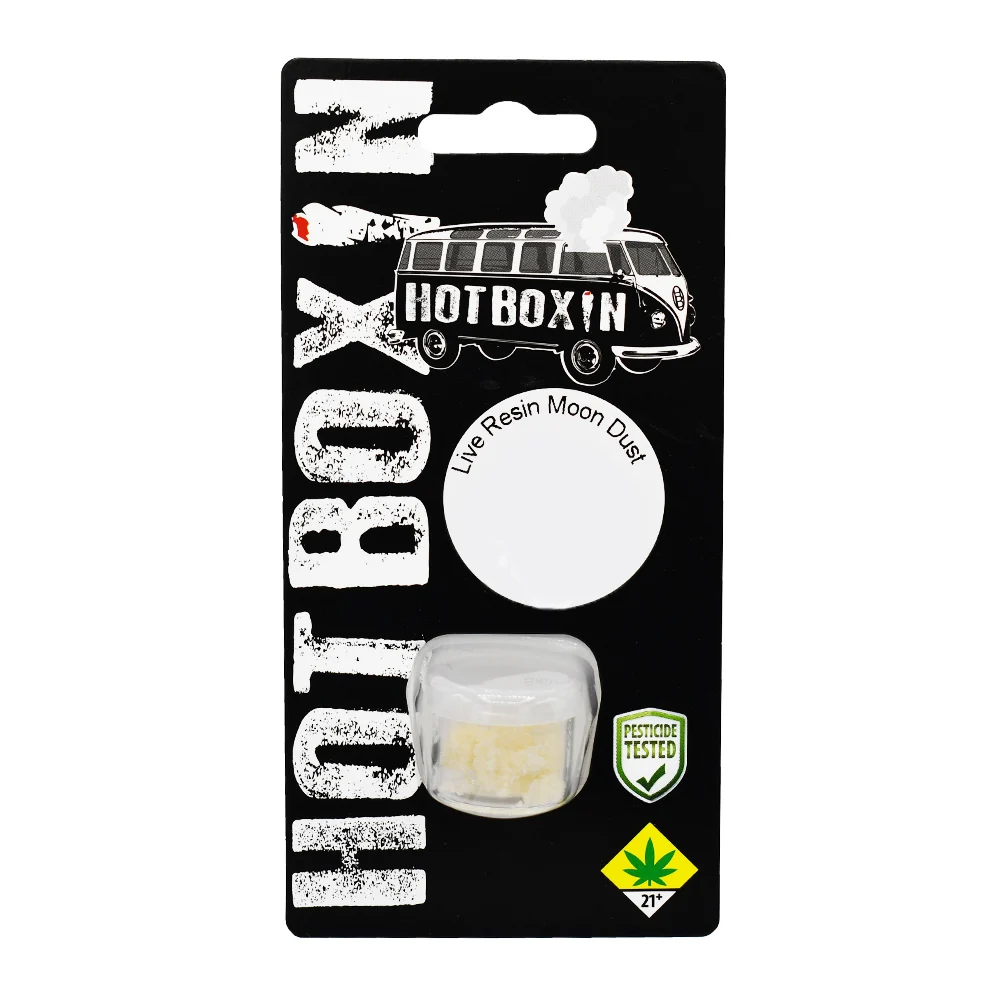 Photograph of product: Hotboxin - Black Lotus (H) - Concentrate - LR Moon Dust - 1g